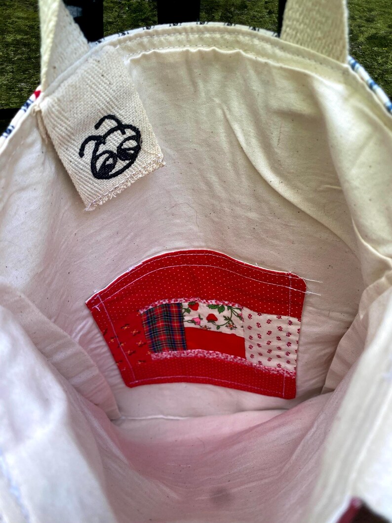 Small Patchwork Tote image 4