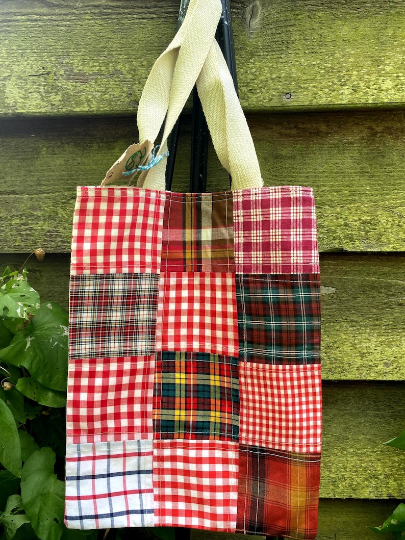 Small Patchwork Tote image 1