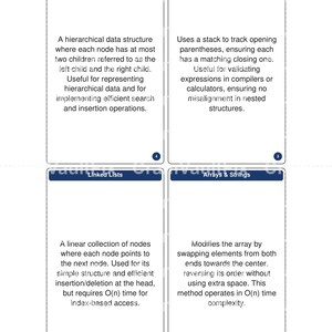 Flashcards met datastructuren en algoritmen (200 geïllustreerde kaarten) ter voorbereiding op DSA-coderingssollicitaties. Printbare kaarten op indexkaartformaat. Digitale download. afbeelding 8