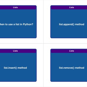 Data Structures Flashcards with Python Examples — 338 Cards | PDF, Anki Deck & HTML Study App | Coding Interview Prep image 4