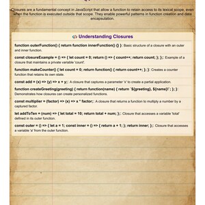 JavaScript-Spickzettel-Paket – 22 PDF-Codierungsleitfäden für Entwickler und Programmierer | Digitaler Download Bild 7