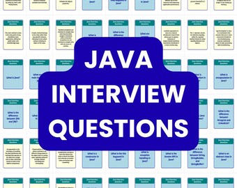 Fiszki z pytaniami i odpowiedziami na rozmowę kwalifikacyjną w Javie (do pobrania w formacie PDF) | Przygotowanie do kodowania, przewodnik po pracy w branży technologicznej