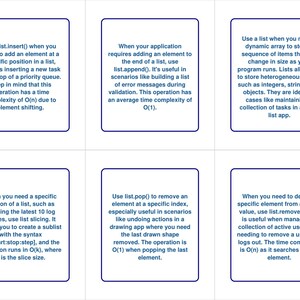 Data Structures Flashcards with Python Examples — 338 Cards | PDF, Anki Deck & HTML Study App | Coding Interview Prep image 15