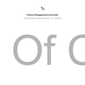 Survivalgids voor Python-foutopsporing: python-pdf-e-book en html: naslaggids voor foutopsporing voor beginners tot gevorderden: direct downloaden afbeelding 20