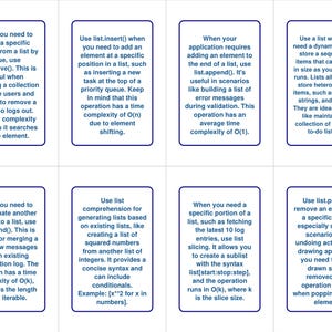Data Structures Flashcards with Python Examples — 338 Cards | PDF, Anki Deck & HTML Study App | Coding Interview Prep image 9