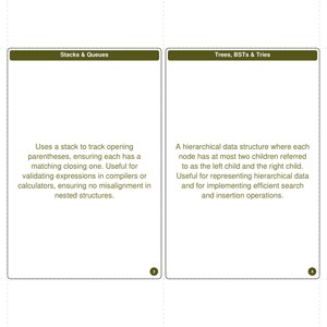 Data Structures Algorithms Flashcards 200 Illustrated Cards DSA Coding Interview Prep Printable Index Card Size Digital Download image 5