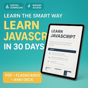 JavaScript Web Development for Non-Developers: Build Your First Interactive Website | 100+ Flashcards & ANKI Decks