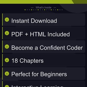 Python for Beginners: Complete Programming Guide | PDF (83 pages) + Interactive HTML | 18 Chapters | Instant Download image 2