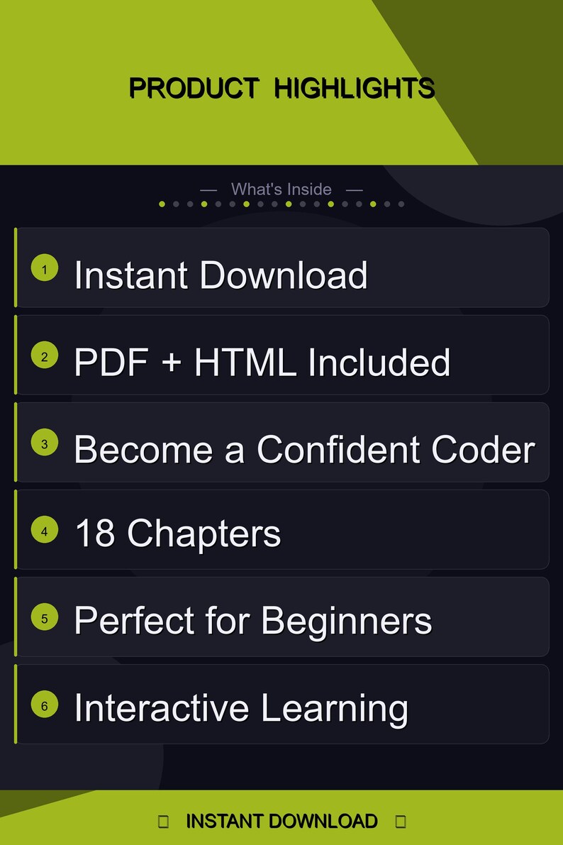Python for Beginners: Complete Programming Guide | PDF (83 pages) + Interactive HTML | 18 Chapters | Instant Download image 2