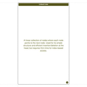 Data Structures Algorithms Flashcards 200 Illustrated Cards DSA Coding Interview Prep Printable Index Card Size Digital Download image 7
