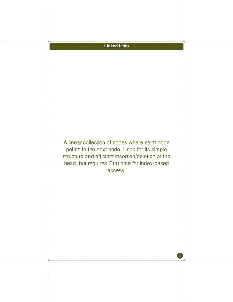 Data Structures Algorithms Flashcards 200 Illustrated Cards DSA Coding Interview Prep Printable Index Card Size Digital Download image 7