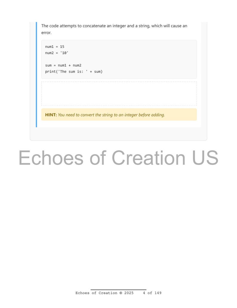 Python Programming Exercises: Beginner to Advanced Coding Practice (Instant PDF Download) image 4