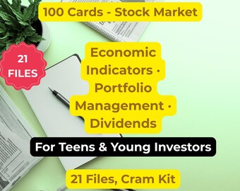 Cram Stock Market and Investing Flashcards and Quiz - 100 Cards - Cram Kit