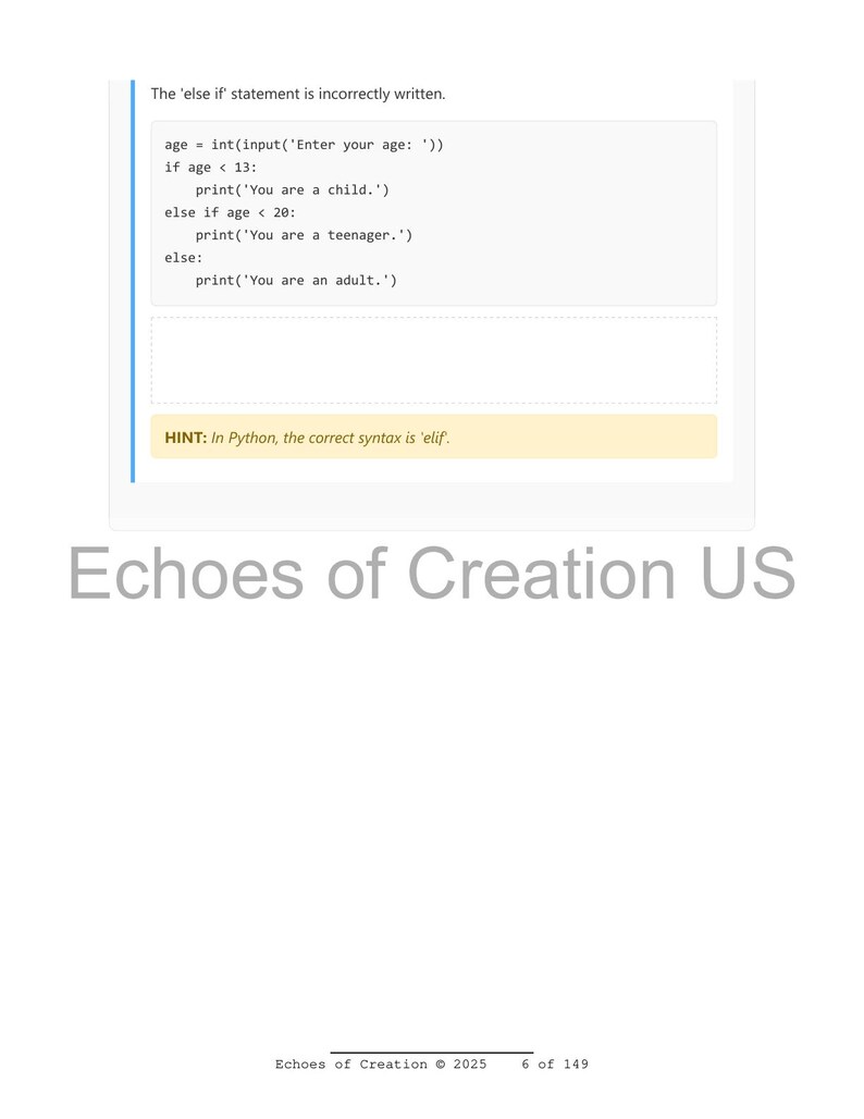 Python Programming Exercises: Beginner to Advanced Coding Practice (Instant PDF Download) image 6