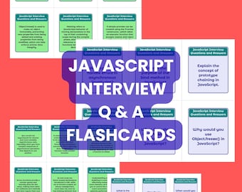 JavaScript 面接フラッシュカード：300 の Q&A、4 つの印刷サイズ（PDF ダウンロード）