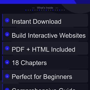 JavaScript for Beginners: Complete Practical Guide | PDF (90 pages) + Interactive HTML | 18 Chapters | Instant Download image 2