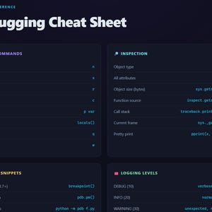 Survivalgids voor Python-foutopsporing: python-pdf-e-book en html: naslaggids voor foutopsporing voor beginners tot gevorderden: direct downloaden afbeelding 6