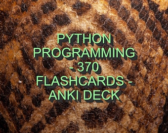 Python Career Starter Kit für aufstrebende Programmierer | 370 Karteikarten + Anki Decks