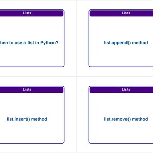 Data Structures Flashcards with Python Examples — 338 Cards | PDF, Anki Deck & HTML Study App | Coding Interview Prep image 12