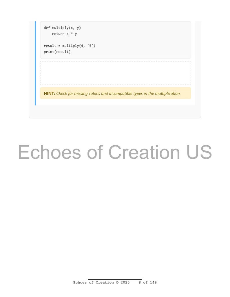 Python Programming Exercises: Beginner to Advanced Coding Practice (Instant PDF Download) image 8