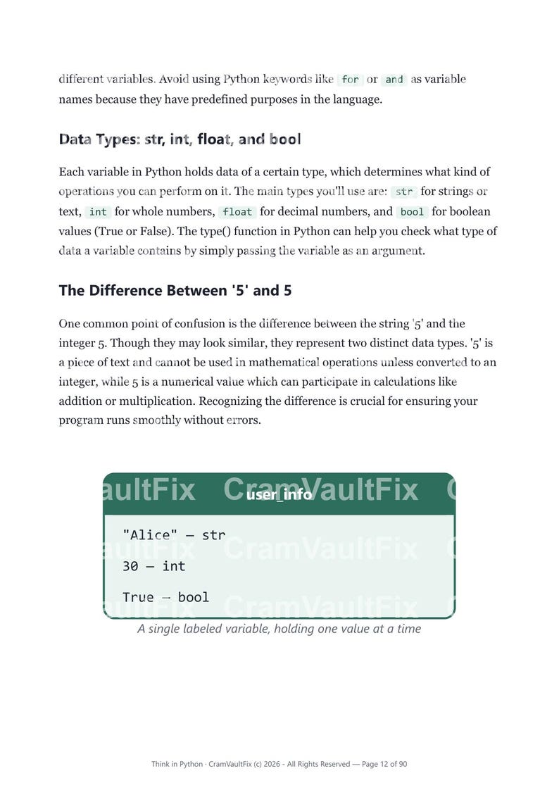 Piensa en Python / Aprende programación en Python para principiantes: libro electrónico con capítulo sobre IA, diagramas y proyectos reales / Descarga en PDF imagen 7
