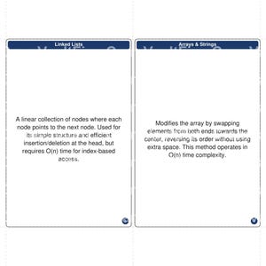 Flashcards met datastructuren en algoritmen (200 geïllustreerde kaarten) ter voorbereiding op DSA-coderingssollicitaties. Printbare kaarten op indexkaartformaat. Digitale download. afbeelding 12