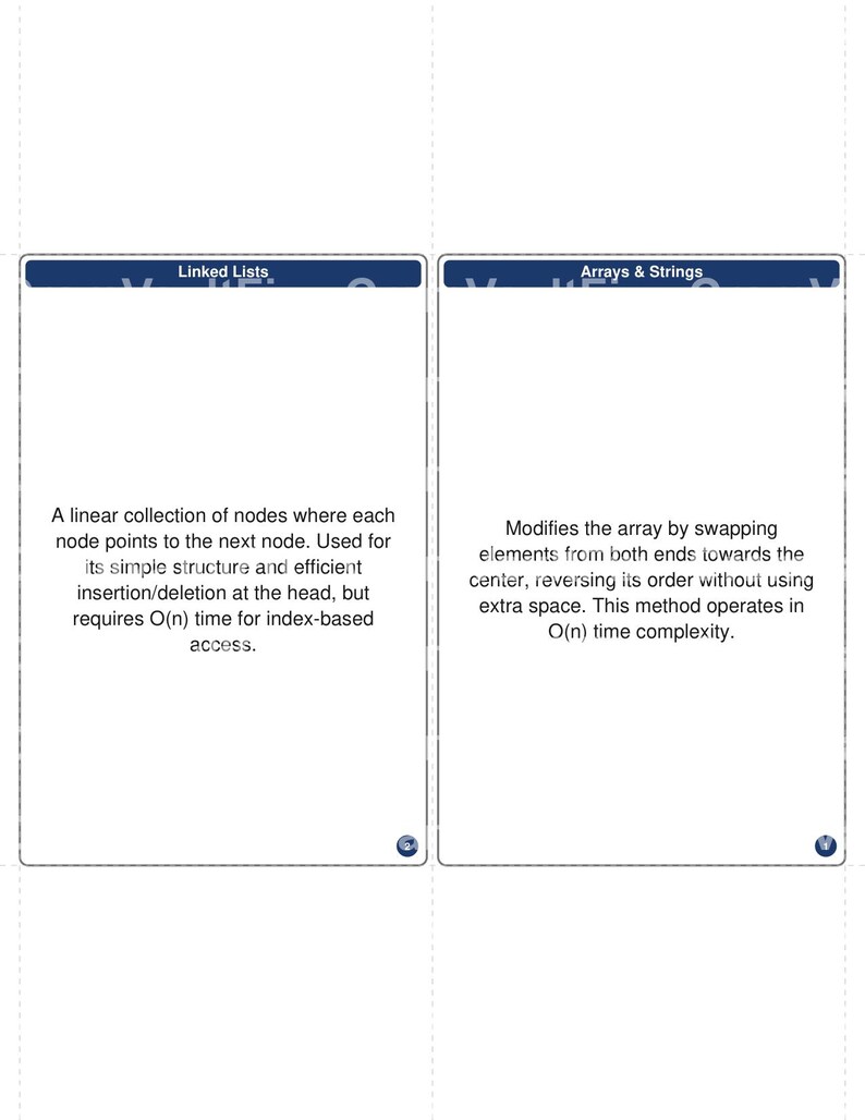 Flashcards met datastructuren en algoritmen (200 geïllustreerde kaarten) ter voorbereiding op DSA-coderingssollicitaties. Printbare kaarten op indexkaartformaat. Digitale download. afbeelding 12