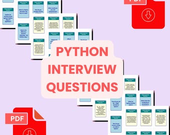 Flashcards voor Python-interviewvragen en -antwoorden