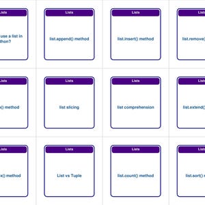 Data Structures Flashcards with Python Examples — 338 Cards | PDF, Anki Deck & HTML Study App | Coding Interview Prep image 18