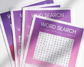 437 Word Search Puzzles | Instant Download | PDF