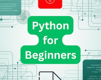 Python für Anfänger: Umfassender Programmierkurs PDF | Sofortdownload | Coding Anleitung & Tutorial