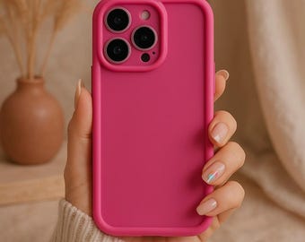 Minimalistische iPhone Handyhülle, weiches, mattes Finish, ästhetisches Design