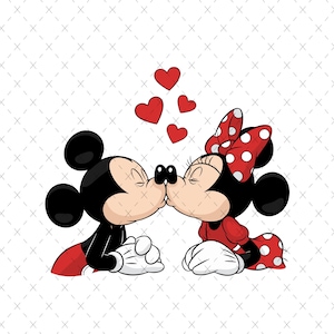 Mickey minnie kiss - Etsy 日本