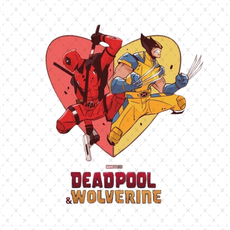 Deadpool Wolver Text Deadpool & Wolverine PNG SVG: Superhero X-men Digital File - Etsy