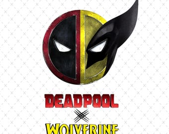 Deadpool & Wolverine Png SVG: Projekt Superbohatera (Pobieranie Cyfrowe)