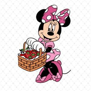 Minnie Mouse Svg, Minnie Mouse Png, Minnie Mouse Bundle, Minnie Mouse Clubhouse, | Cute Pink Girl Numbers,  Minnie Mouse For Cricut
