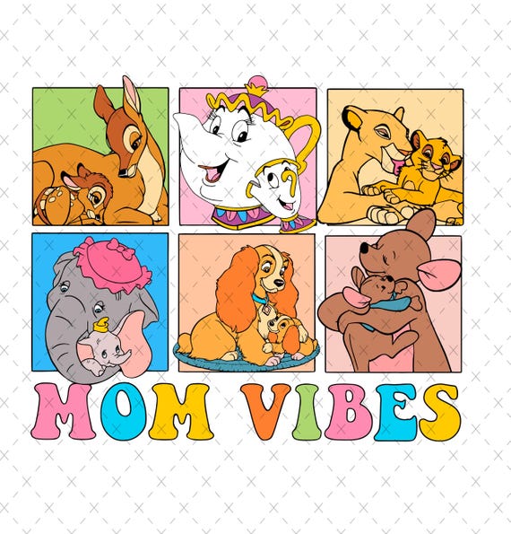 Retro Disney Mom Vibes Svg, Mother's Day, Family Trip (Digital Download)