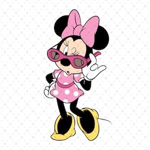 Minnie Mouse Svg, Minnie Mouse Png, Minnie Mouse Bundle, Minnie Mouse Clubhouse, | Cute Pink Girl Numbers,  Minnie Mouse For Cricut