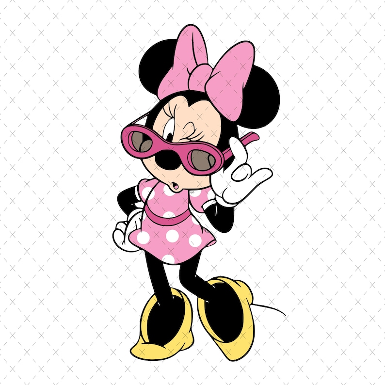 Minnie Mouse Svg, Minnie Mouse Png, Minnie Mouse Bundle, Minnie Mouse Clubhouse, | Cute Pink Girl Numbers,  Minnie Mouse For Cricut