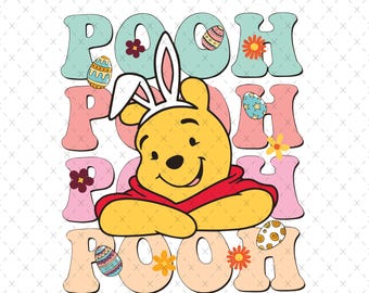Winnie de Poeh Pasen, png: paaseiontwerp (digitaal bestand)