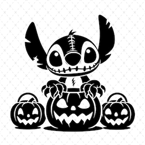 スティッチのハロウィンキャラクター PNG SVG: ミイラ、スケルトン