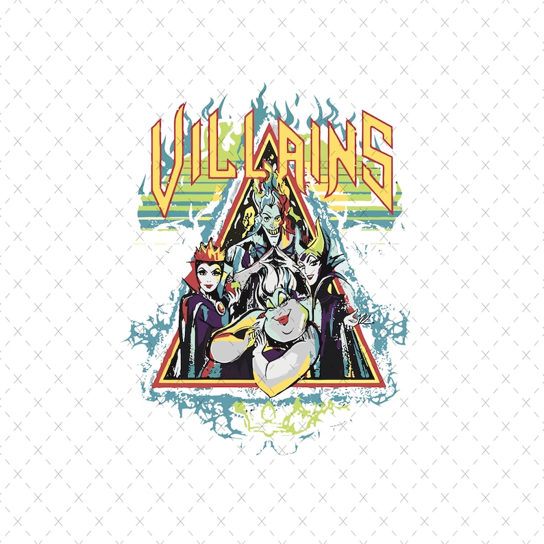 Retro Halloween Costume Png, I’m Okay Being Villain Png, Villain Gang Png, Villains Wicked Png, Halloween Family Trip Png, Sublimation File