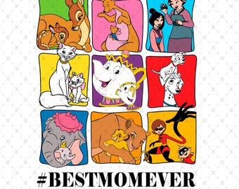 Disney "Best Mom Ever" SVG, Mother's Day Gift (Digital Download)