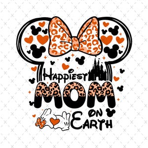 Happiest Mama On Earth Svg: Family Trip, Mother&#39;s Day (Digital File)