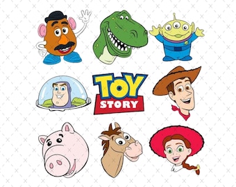 Toy Story Clipart: Pixar PNG SVG-Bundle