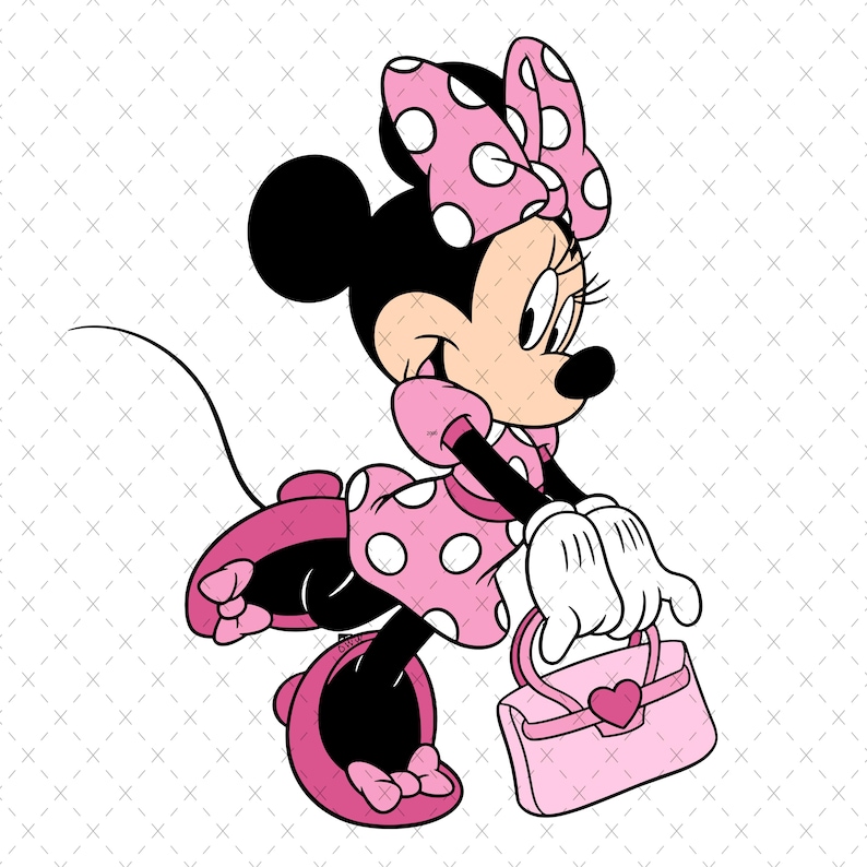 Minnie Mouse Svg, Minnie Mouse Png, Minnie Mouse Bundle, Minnie Mouse Clubhouse, | Cute Pink Girl Numbers,  Minnie Mouse For Cricut