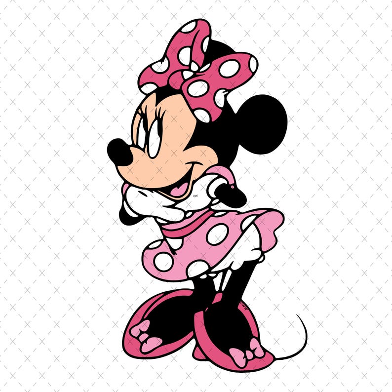 Minnie Mouse Svg, Minnie Mouse Png, Minnie Mouse Bundle, Minnie Mouse Clubhouse, | Cute Pink Girl Numbers,  Minnie Mouse For Cricut