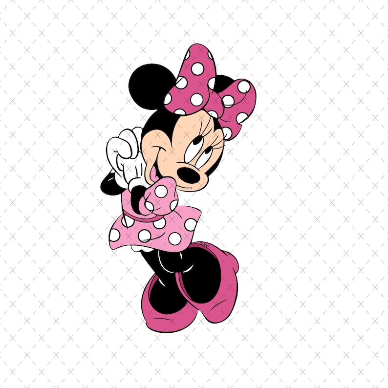 Minnie Mouse Svg, Minnie Mouse Png, Minnie Mouse Bundle, Minnie Mouse Clubhouse, | Cute Pink Girl Numbers,  Minnie Mouse For Cricut