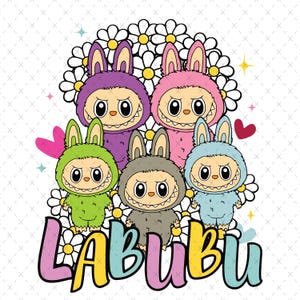 Trending Pink Cartoon Character Png, Kawaii Monsters Sublimation png,Funny Cartoon Png,Coquette Bow Doll For Kids Girls Png,Digital Download