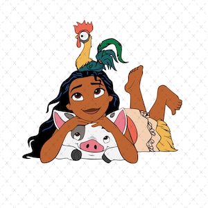 Retro Princess Moana Png, Moana Png, Retro Moana Png, Moana Png, Moana Svg, Moana Shirt Png, Instant Download, Digital File